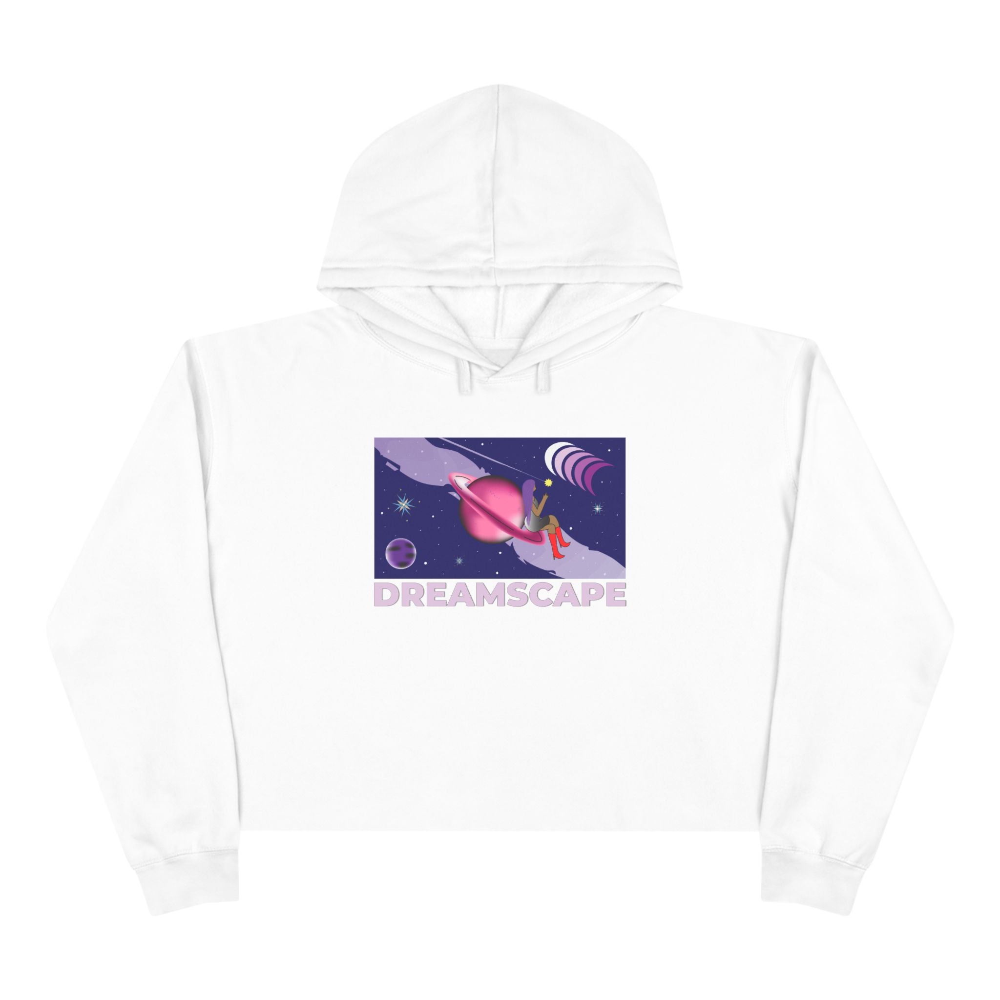 SnowyGee Dreamscape Crop Hoodie