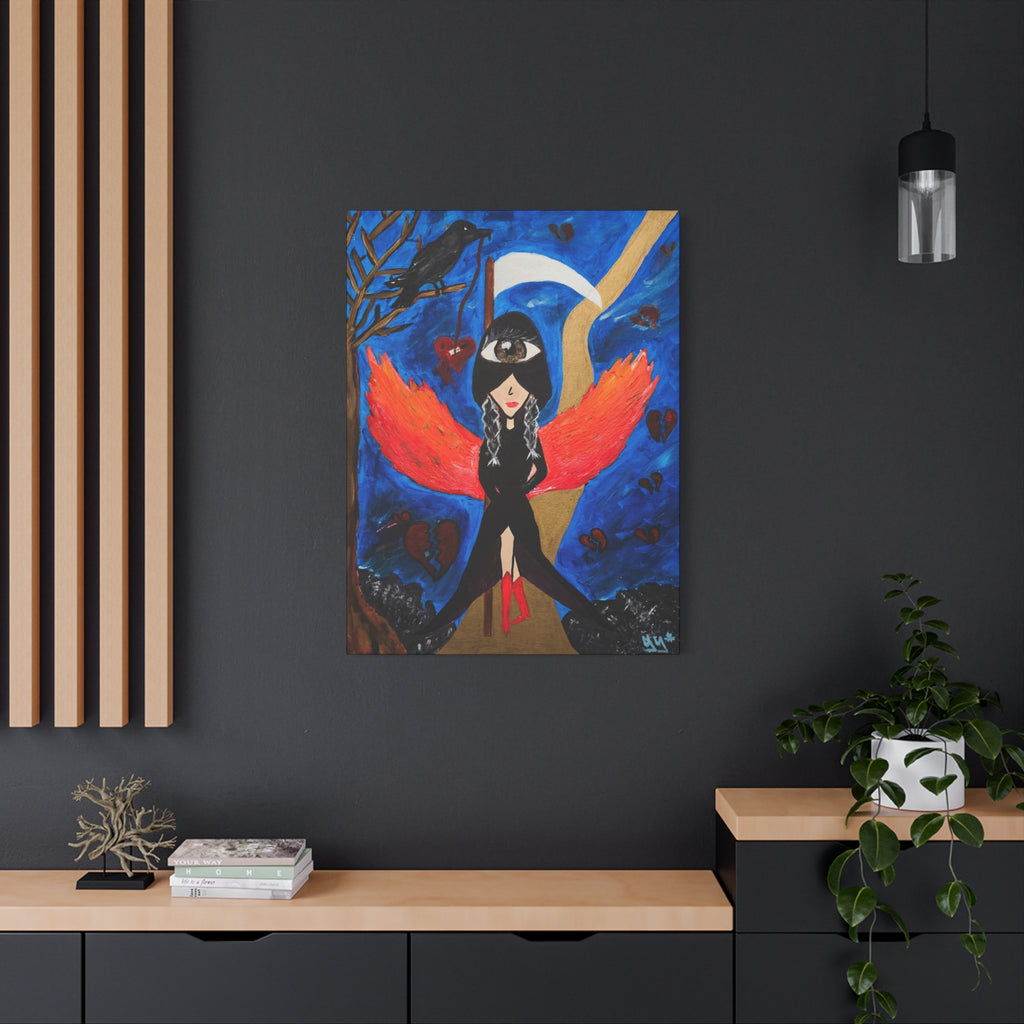 SnowyGee Heartbreaker — Original Canvas Print