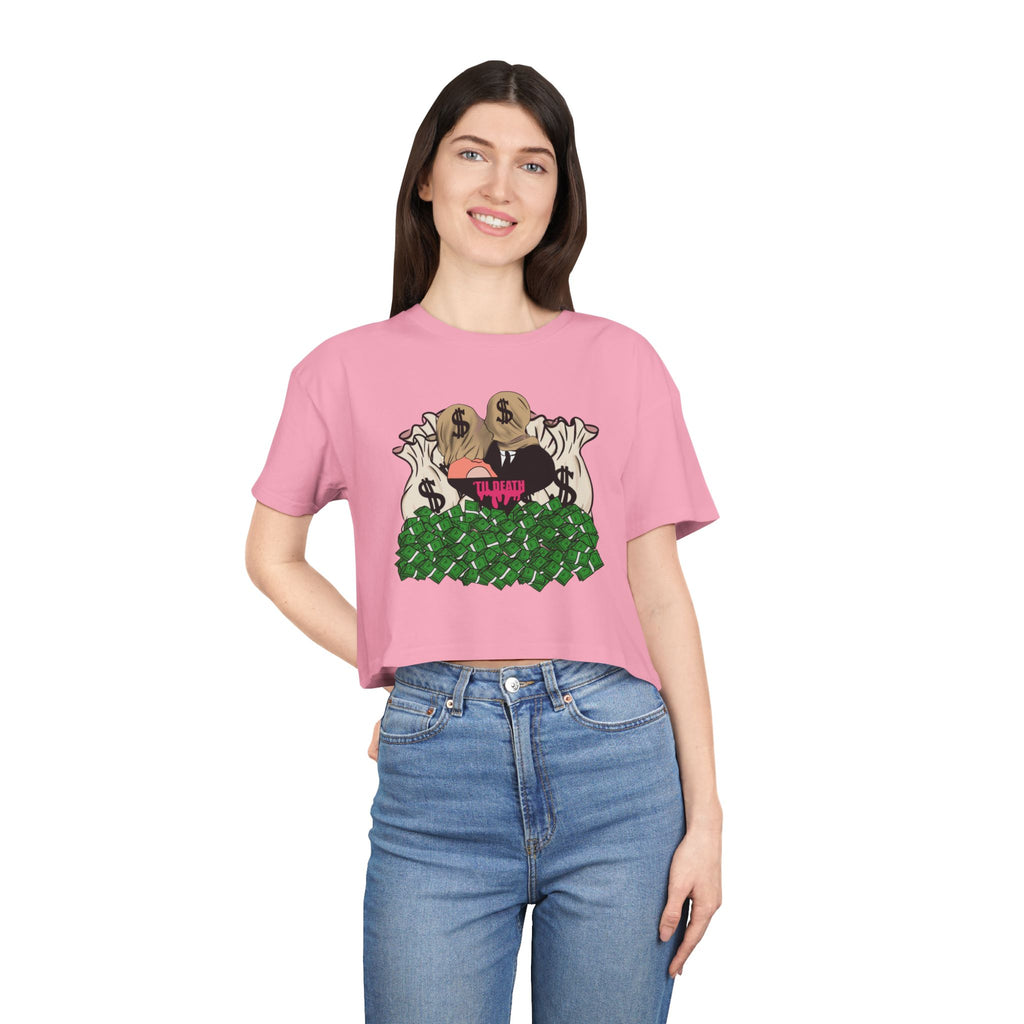 SnowyGee 'Til Death Crop Tee