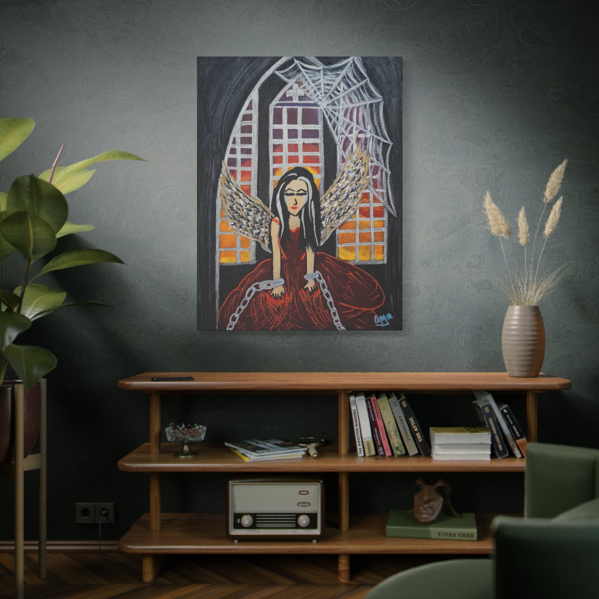 SnowyGee Trapped — Original Canvas Print