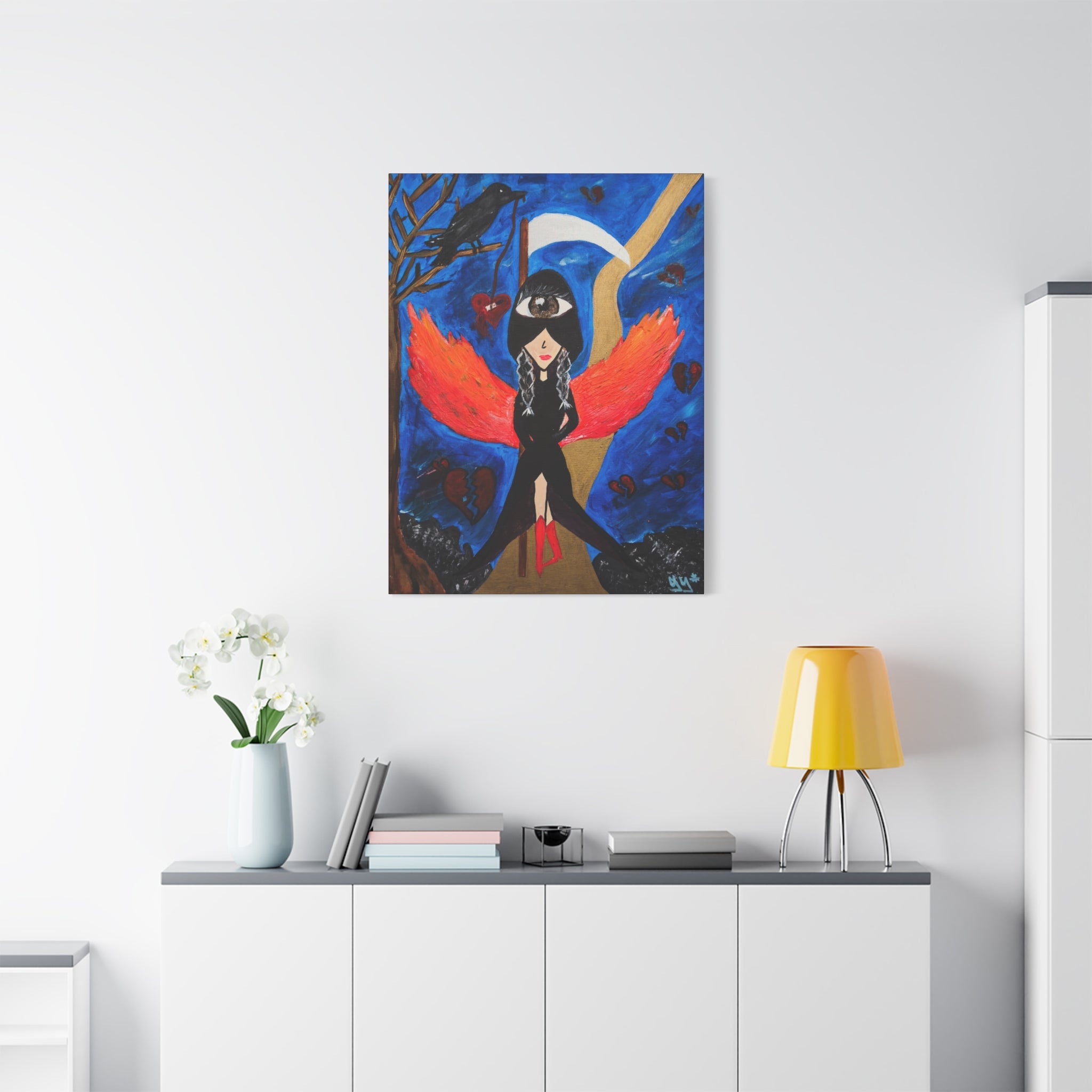 SnowyGee Heartbreaker — Original Canvas Print
