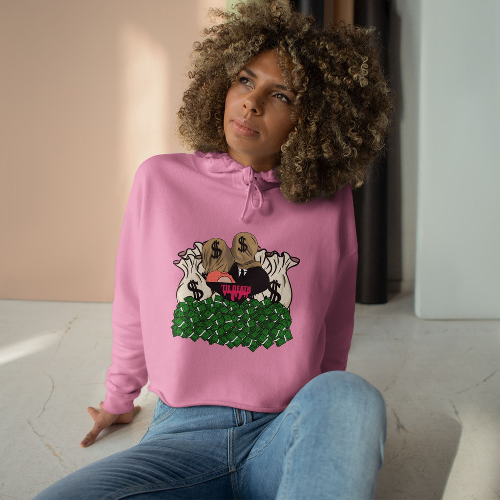 SnowyGee 'Til Death Crop Hoodie
