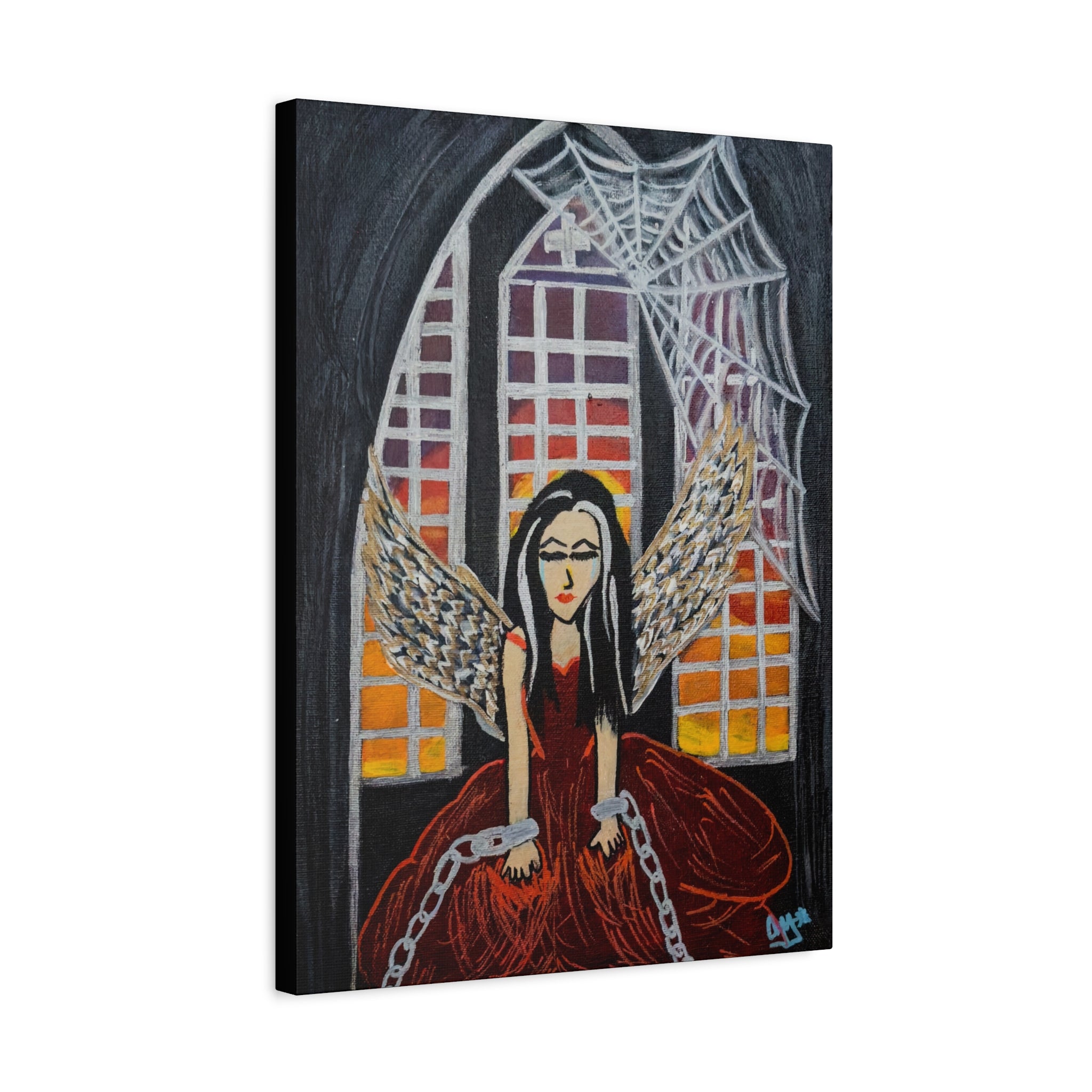 SnowyGee Trapped — Original Canvas Print
