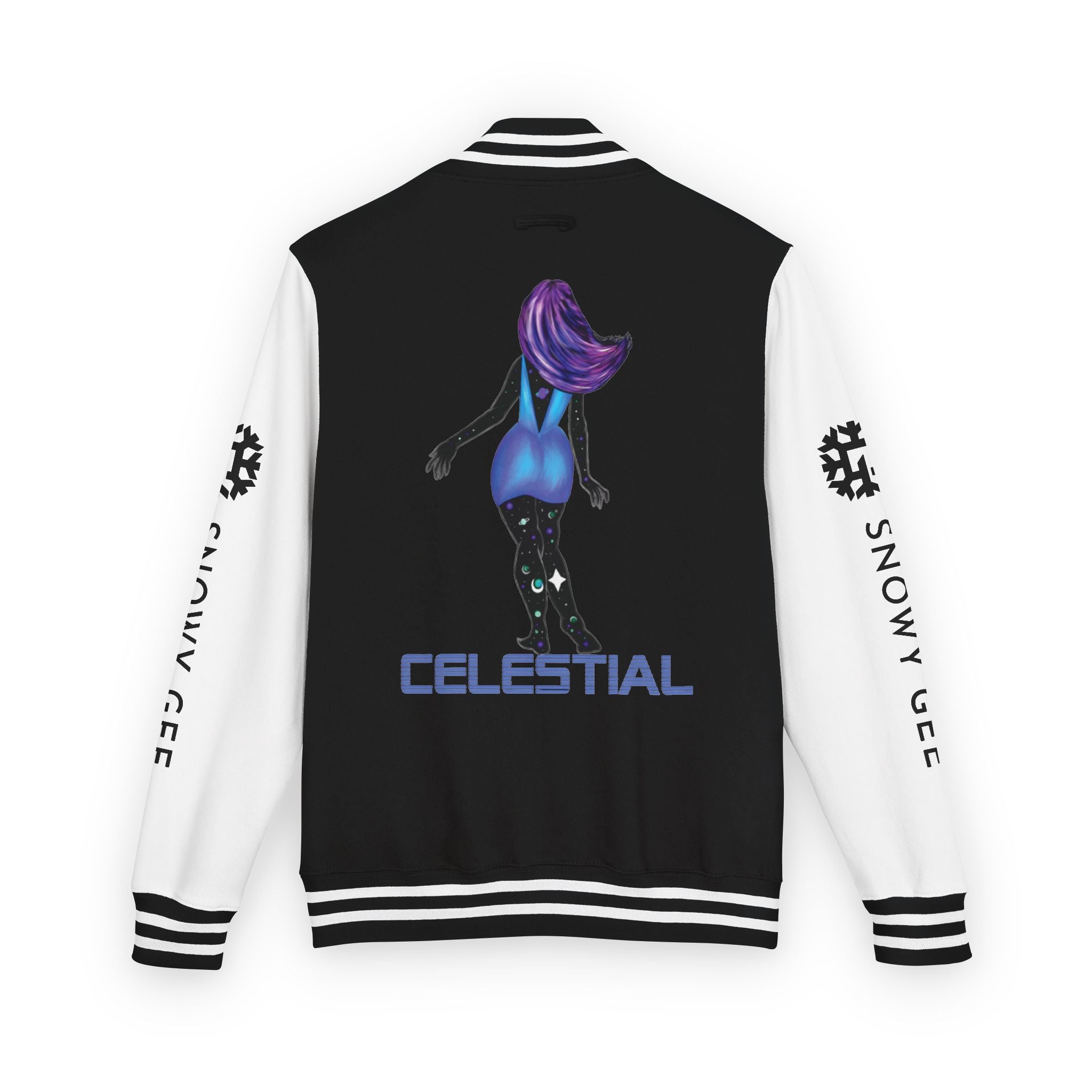 SnowyGee Celestial Varsity Jacket — Letterman