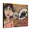 SnowyGee Manifesting — Original Canvas Print