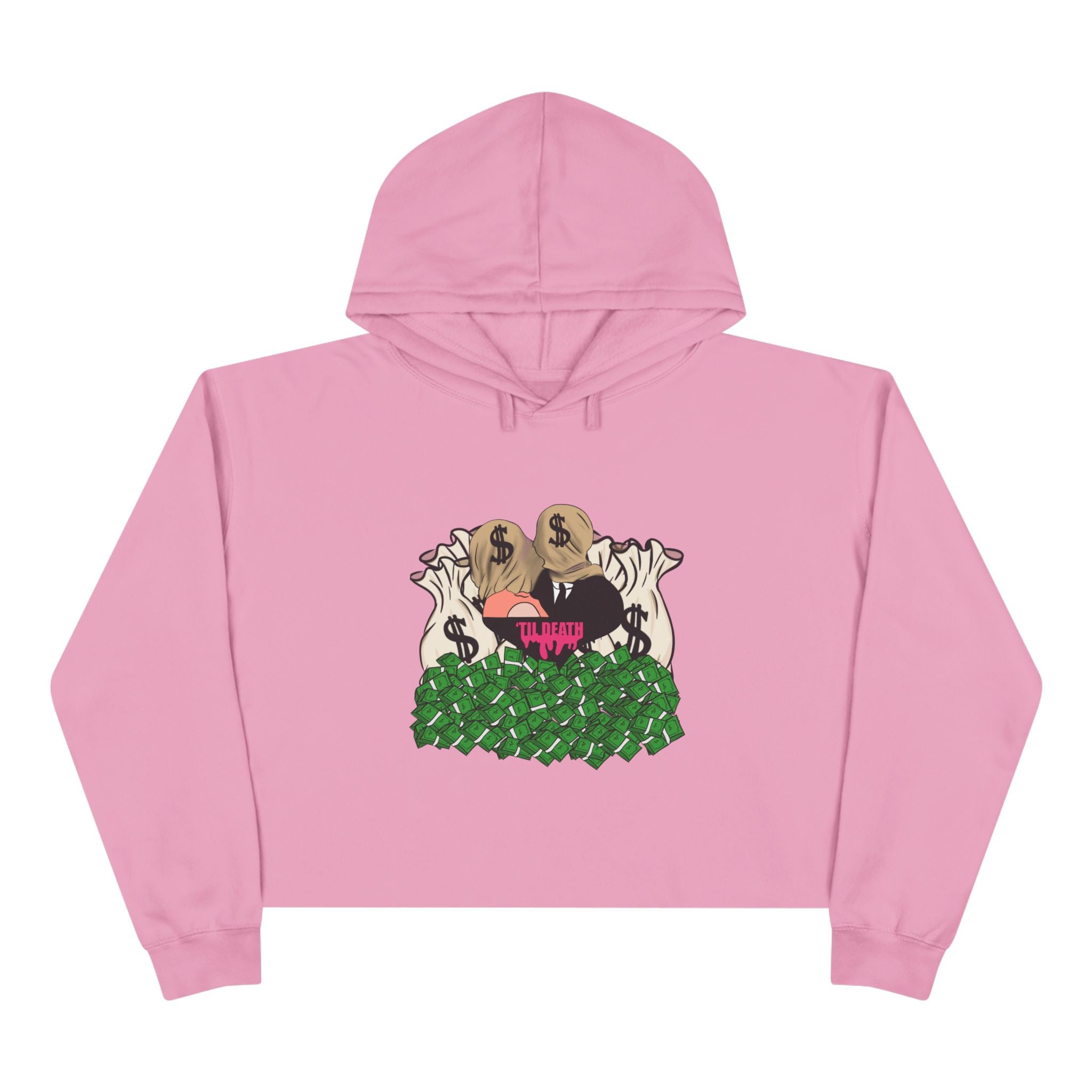 SnowyGee 'Til Death Crop Hoodie