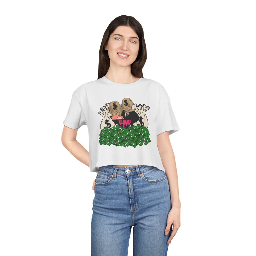 SnowyGee 'Til Death Crop Tee