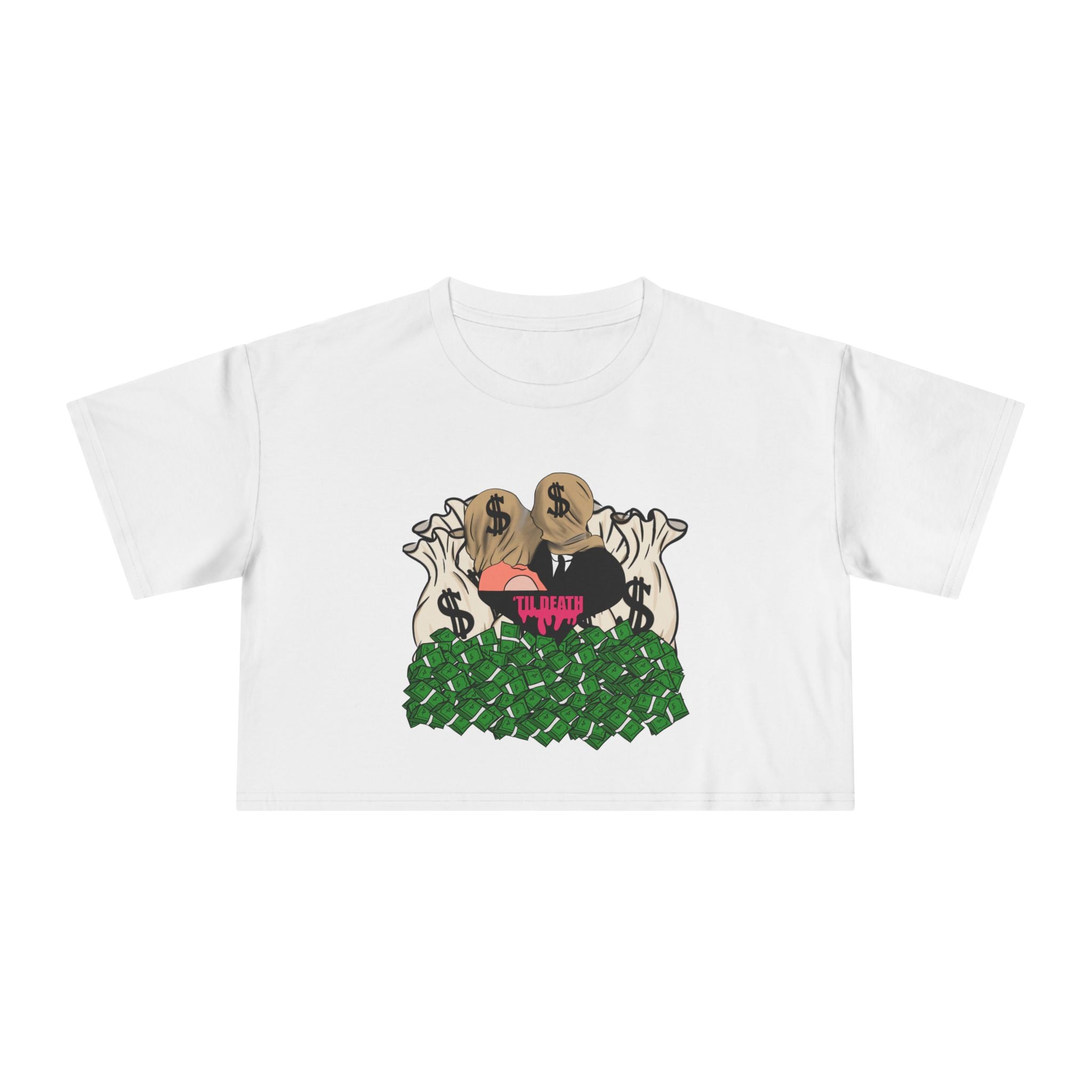 SnowyGee 'Til Death Crop Tee