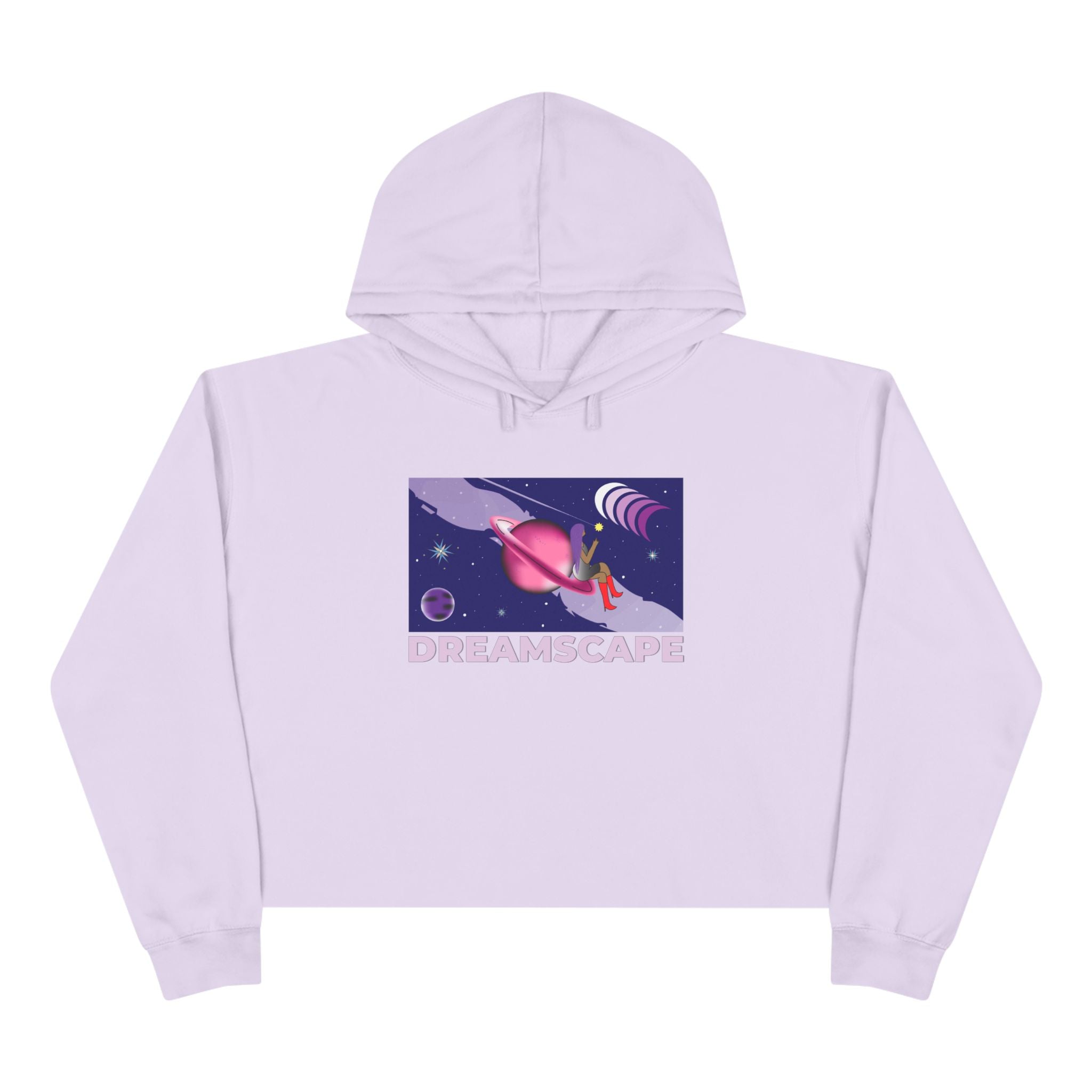 SnowyGee Dreamscape Crop Hoodie