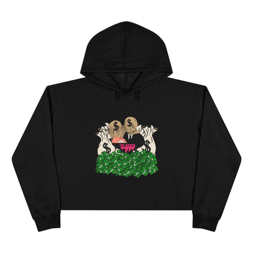SnowyGee 'Til Death Crop Hoodie