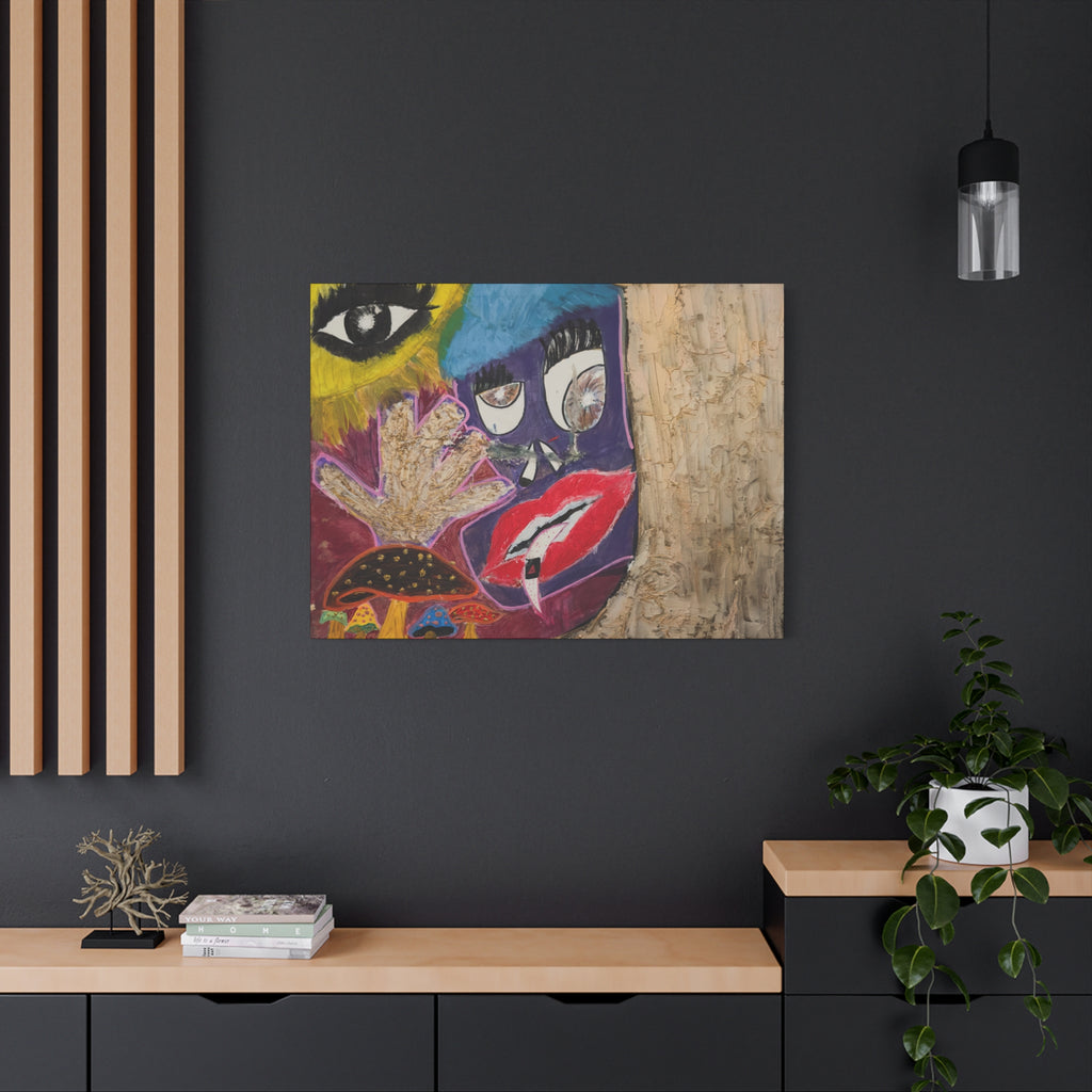 SnowyGee Lost in the Sauce — Original Canvas Print