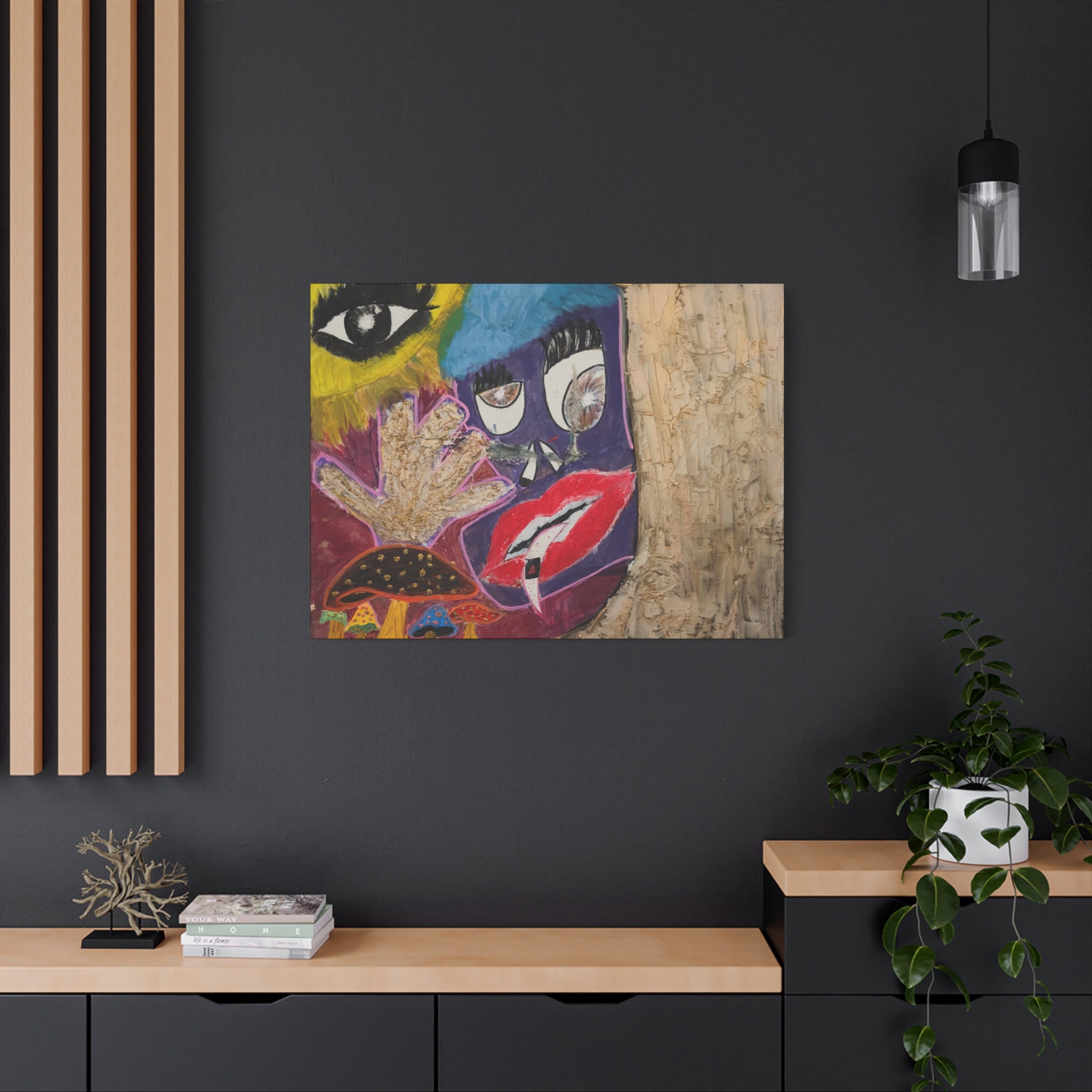 SnowyGee Lost in the Sauce — Original Canvas Print