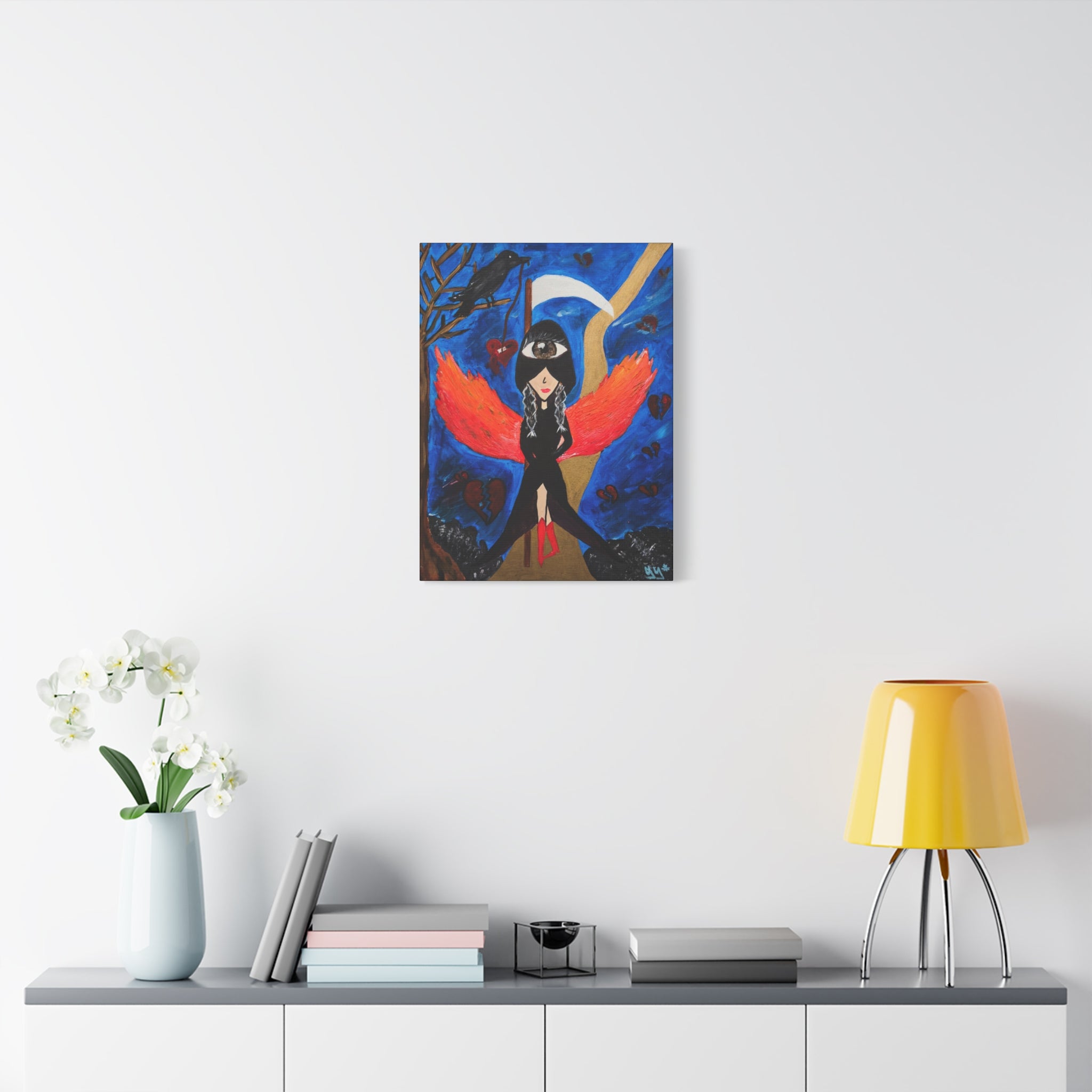 SnowyGee Heartbreaker — Original Canvas Print