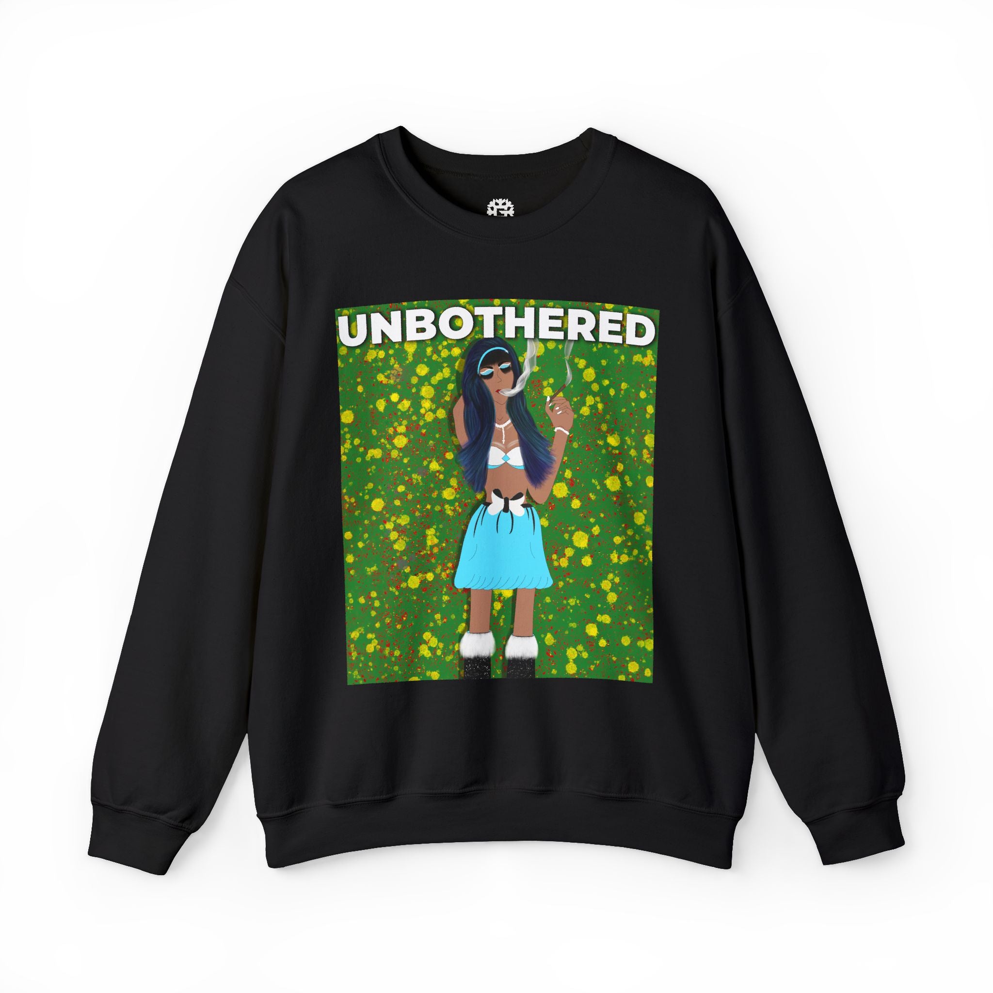 SnowyGee Unbothered Crewneck Sweatshirt