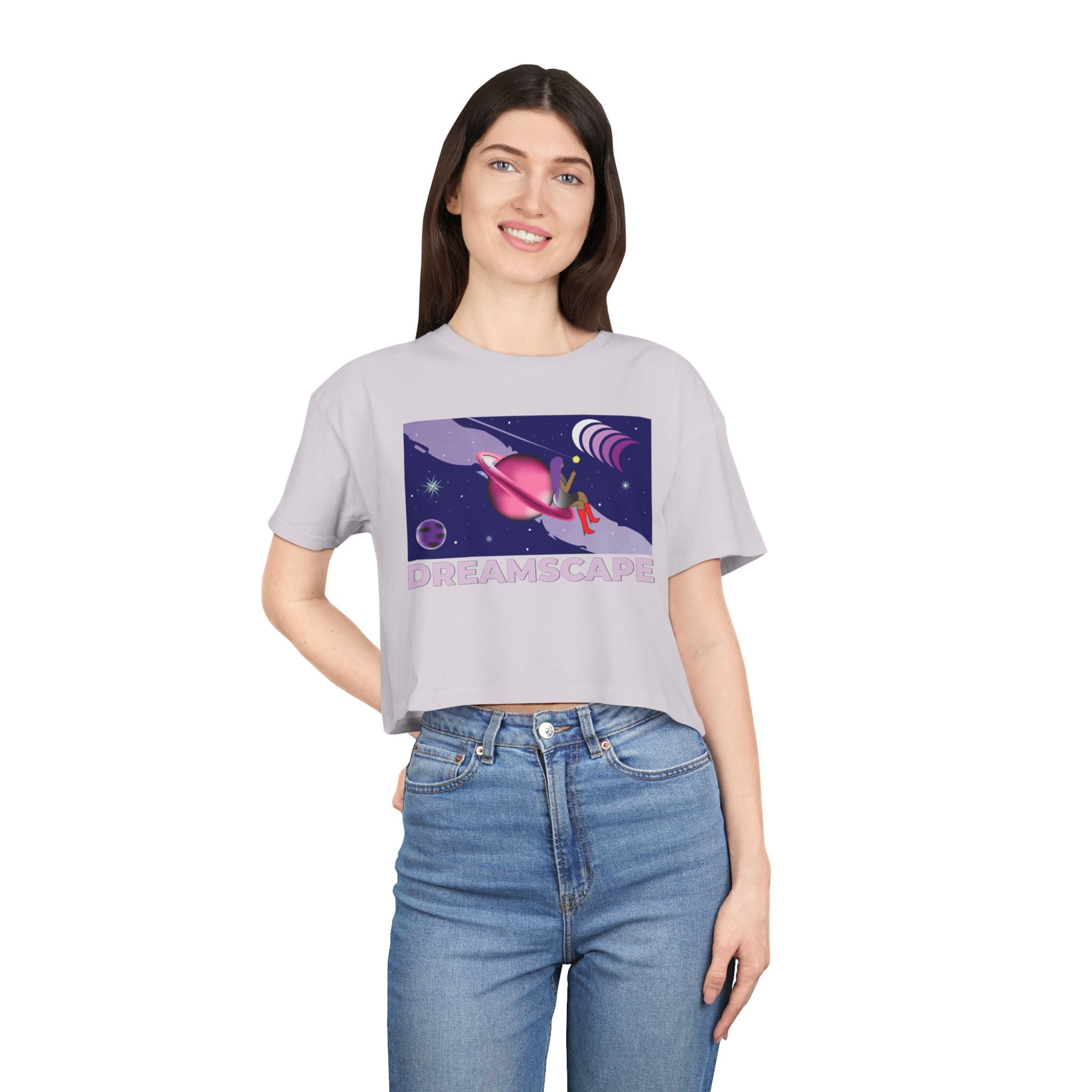 SnowyGee Dreamscape Crop Tee