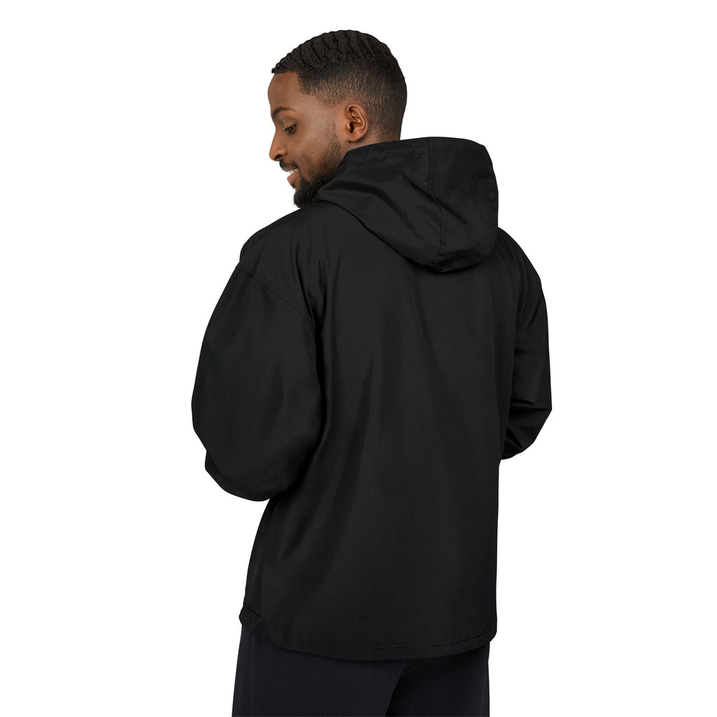 SnowyGee Embroidered Anorak — Packable Windbreaker