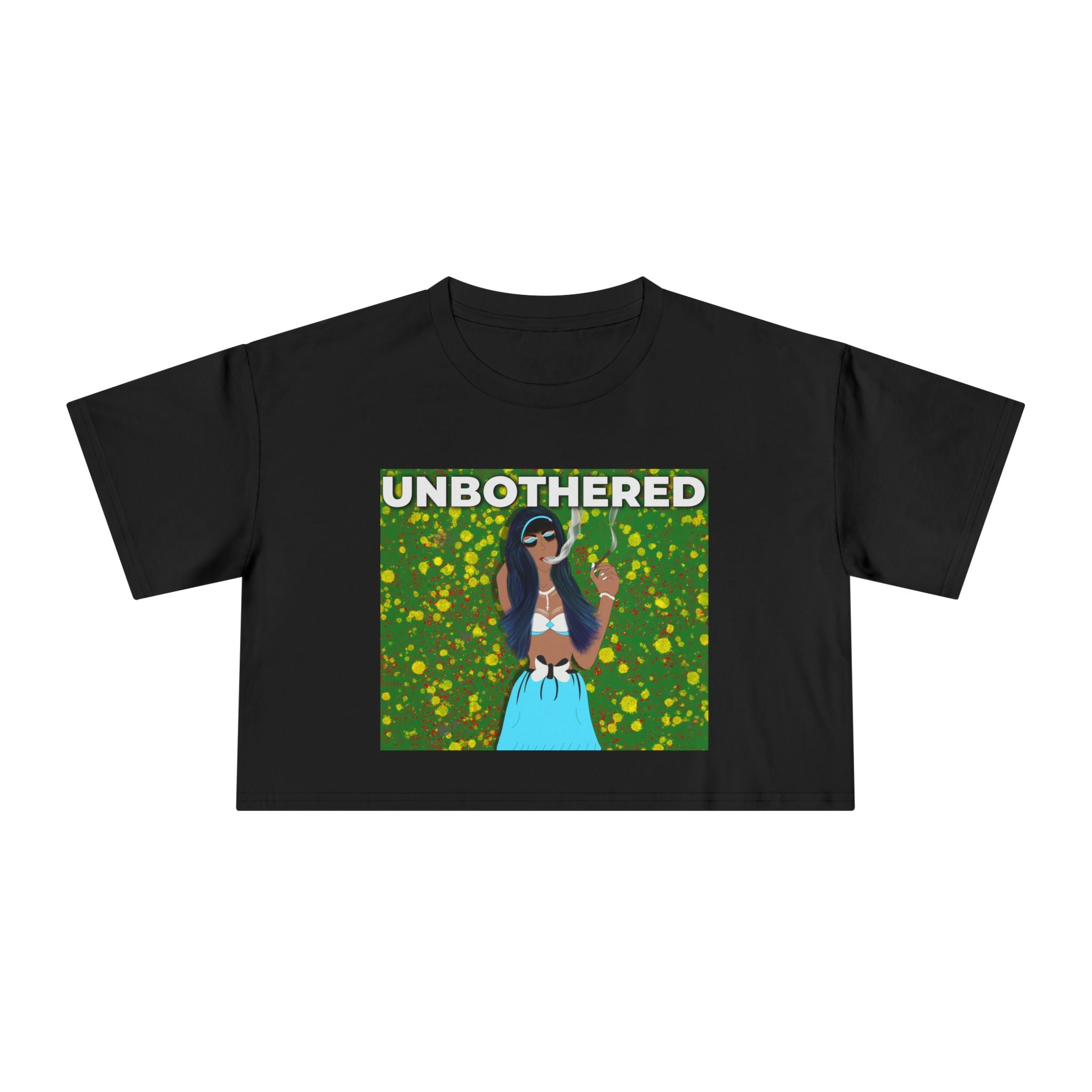 SnowyGee Unbothered Crop Tee