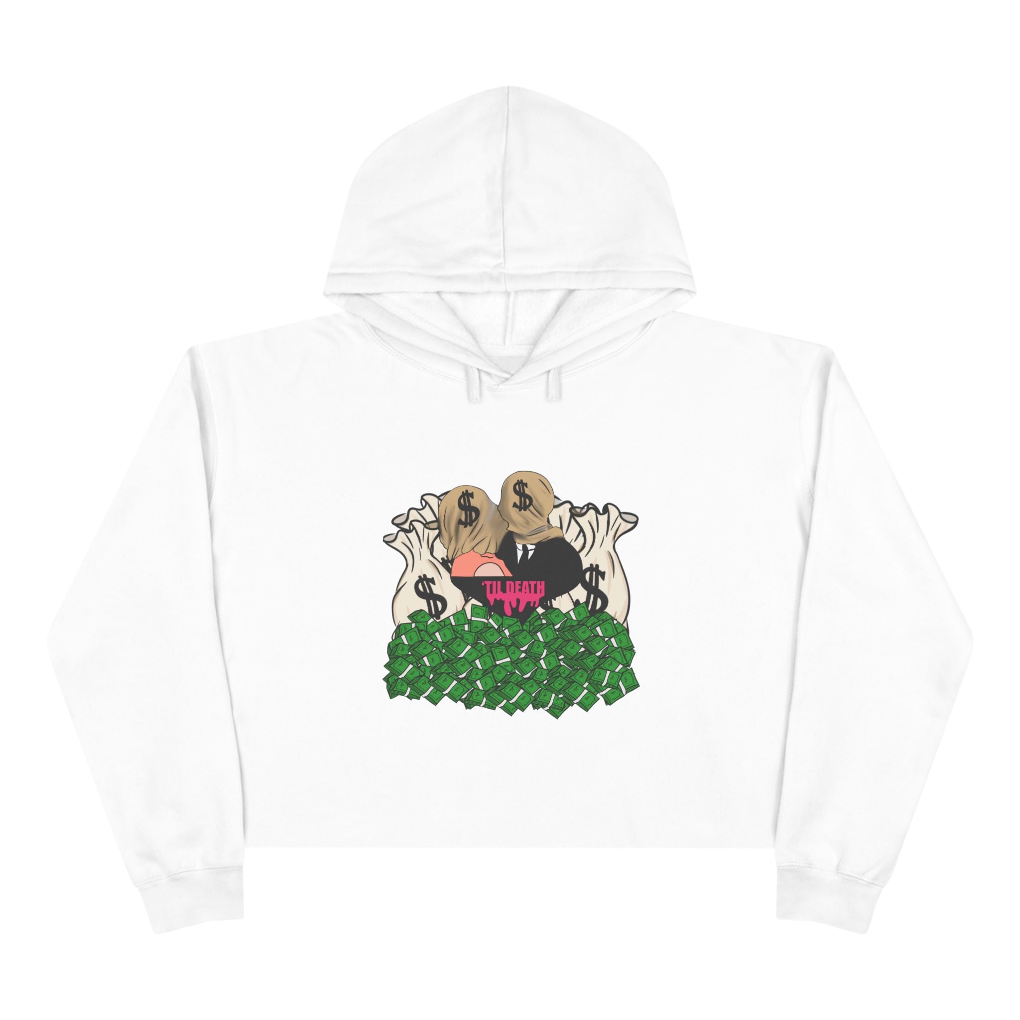 SnowyGee 'Til Death Crop Hoodie