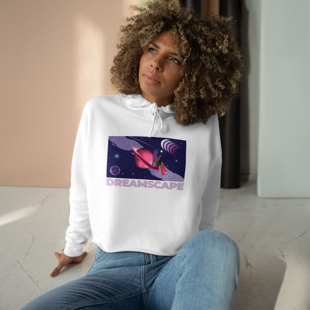 SnowyGee Dreamscape Crop Hoodie