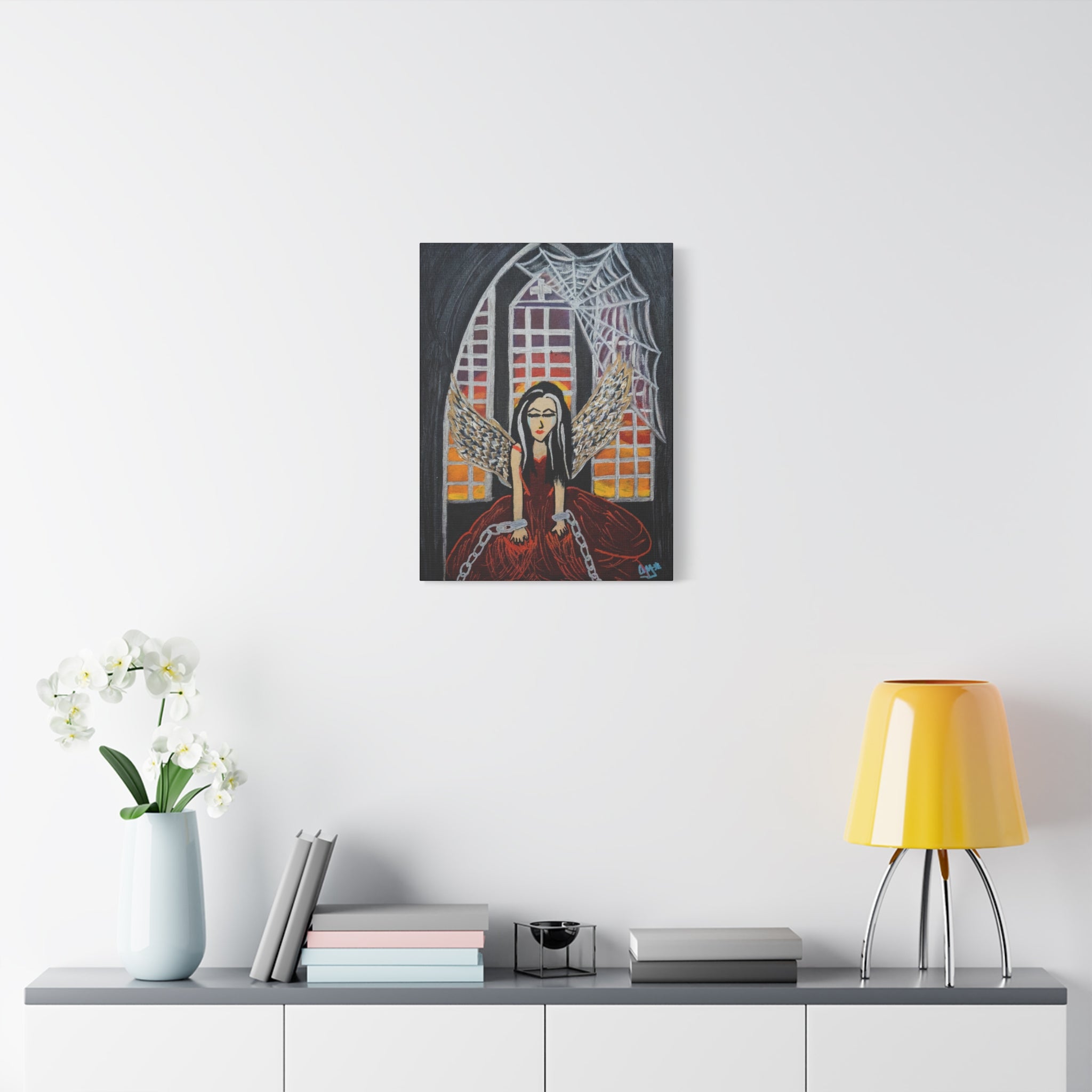 SnowyGee Trapped — Original Canvas Print