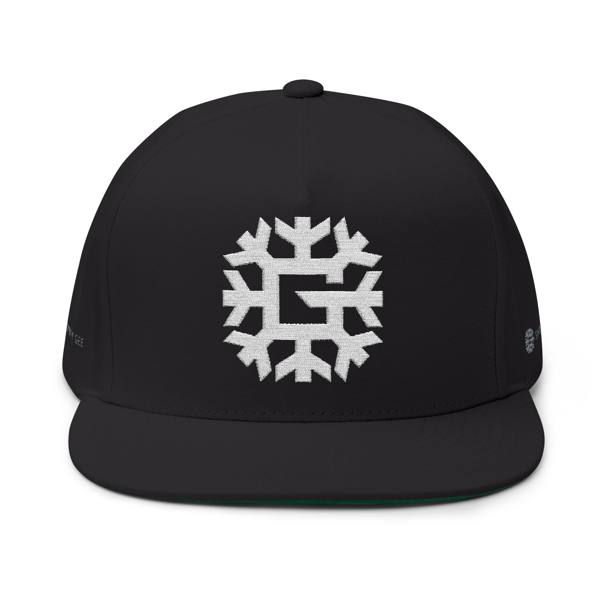 SnowyGee Signature Snapback — Embroidered Logo Cap