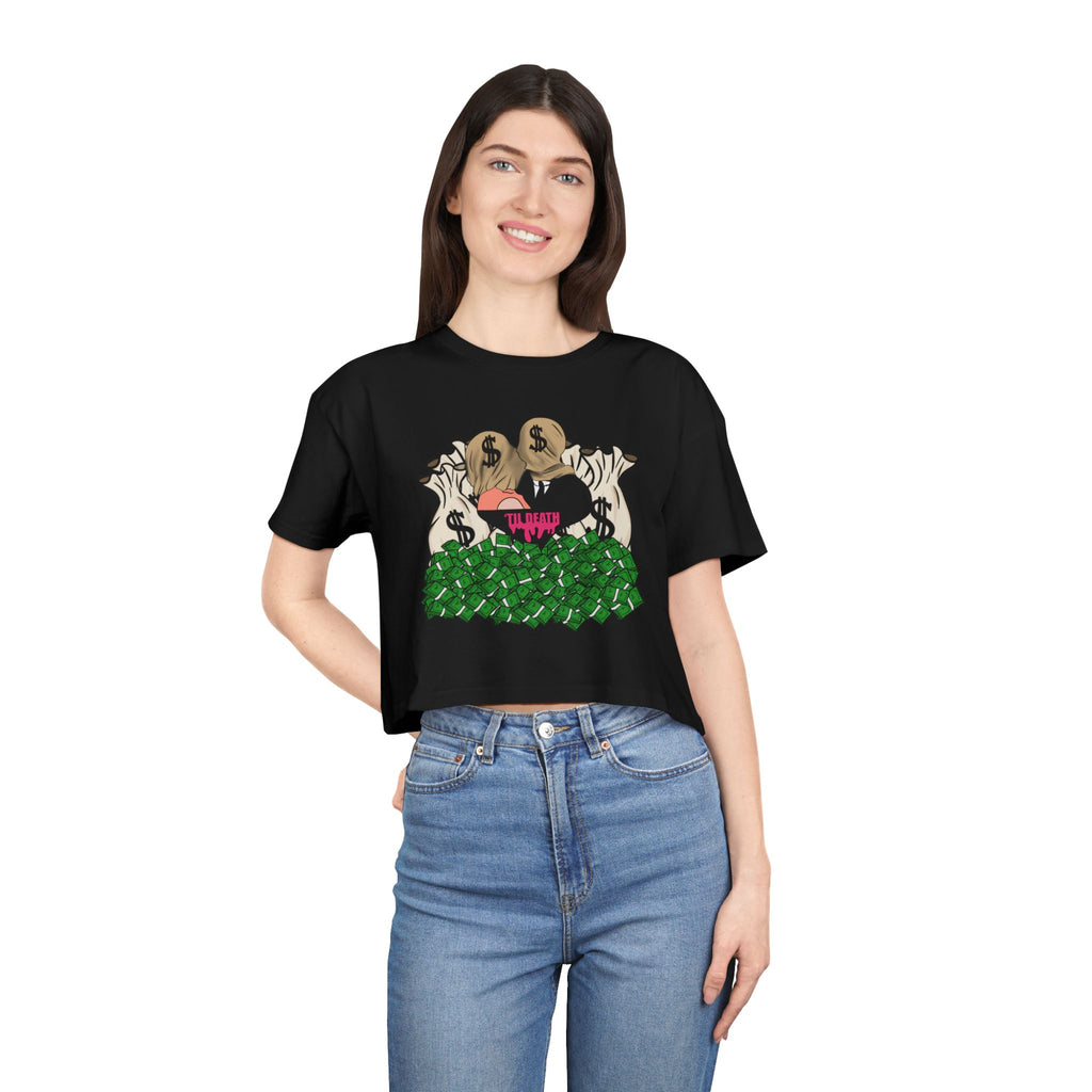 SnowyGee 'Til Death Crop Tee