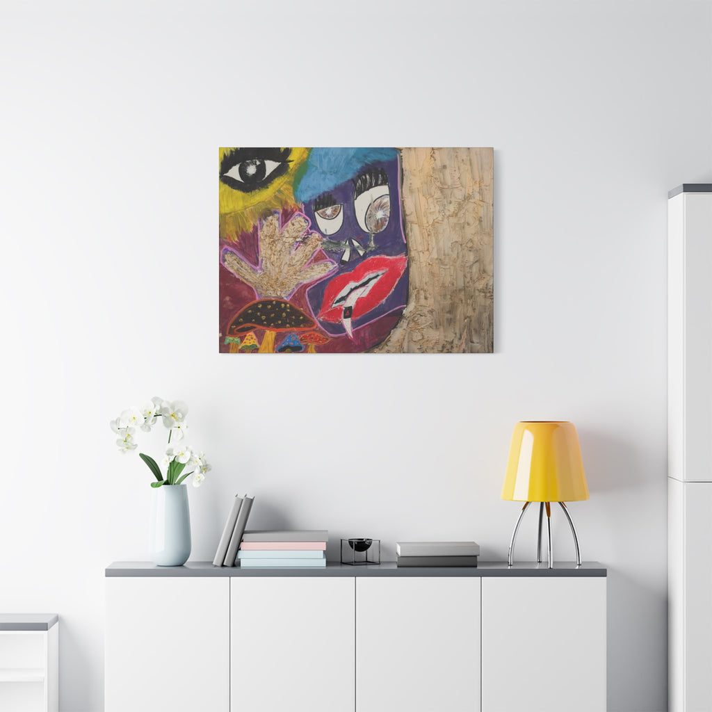 SnowyGee Lost in the Sauce — Original Canvas Print