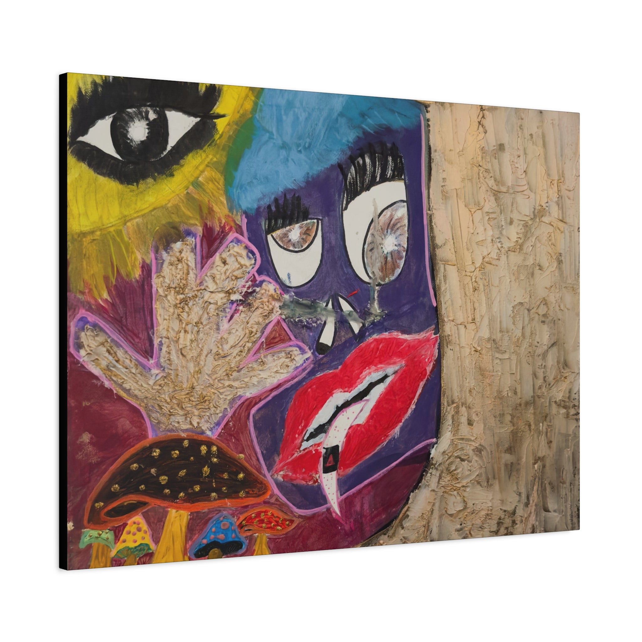SnowyGee Lost in the Sauce — Original Canvas Print