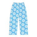 SnowyGee Signature Monogram Pajama Pants — Blue